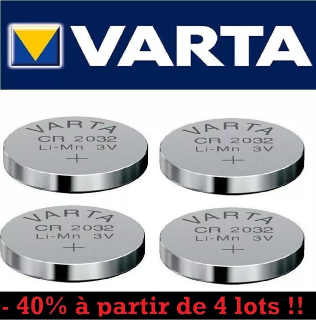 Varta Pile bouton au lithium Batterie CR2032 / DL2032 3V Maroc à