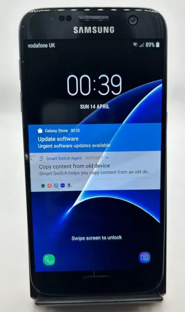 Samsung Galaxy S7 SM-G930F - 32GB - Black Onyx (Vodafone) - CRACKED SCREEN