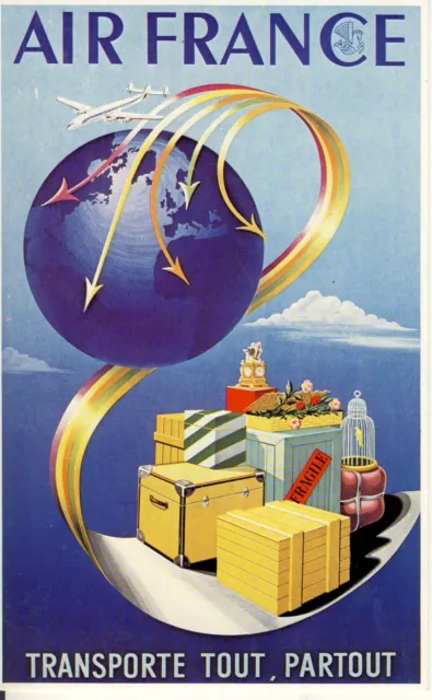 Carte Postale / Postcard / Aviation / Illustrateur Dehedin / Air France