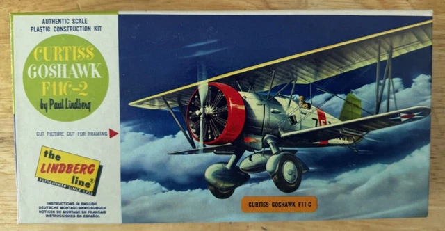 MAQUETTE USA LINDBERG Curtiss Goshawk F11C-2 N° 460-50 (Version 60'S