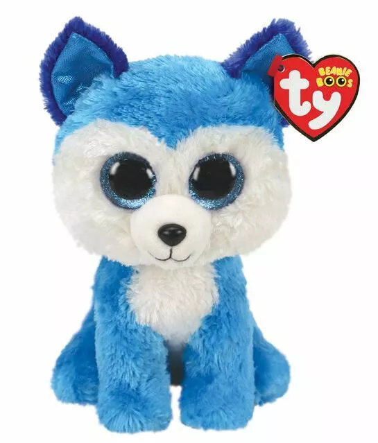 Official Ty Beanie Babies Boos Prince Husky Plush Soft Toy New With Tags