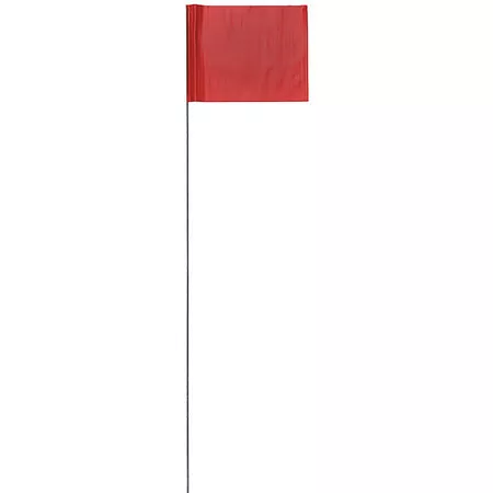 Presco 4530R-200 Marking Flag,Red,Blank,Pvc,Pk100
