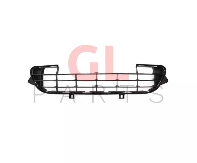 FOR CITROEN C3 2005 - 2010 New Front Bumper Lower Center Black Grill 7414PG