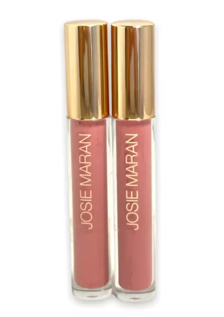 Josie Maran Argan Natural Volume Lip Gloss *Dyani* LOT OF 2* 0.12oz.