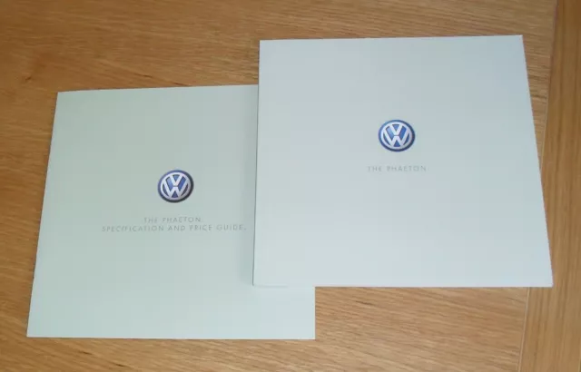 Volkswagen VW Phaeton Brochure 2008-2009 - 3.0 TDI V6 & 6.0 W12 - SWB & LWB