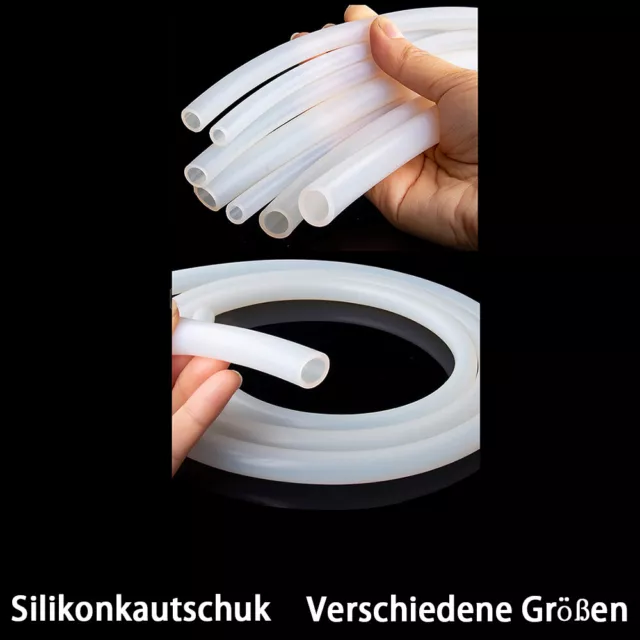 PVC-Schlauch 2/4, Länge 1 m, Innen-Ø 2 mm, Wandstärke 1 mm - Faber