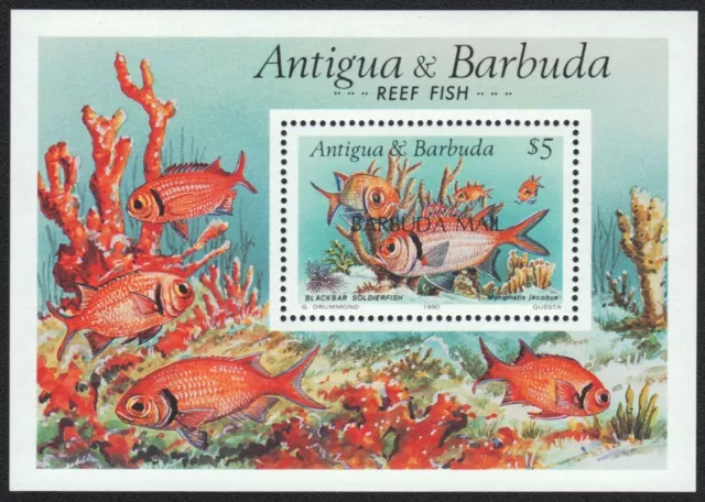 Barbuda 1990 - Mi-Nr. Block 163 ** - MNH - Fische / Fish