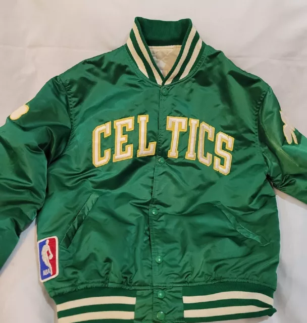 Vintage 80's BOSTON CELTICS Large Green GENUINE STARTER JACKET MADE IN THE USA Vintage 80's BOSTON CELTICS Large Green GENUINE STARTER JACKET MADE IN THE USA