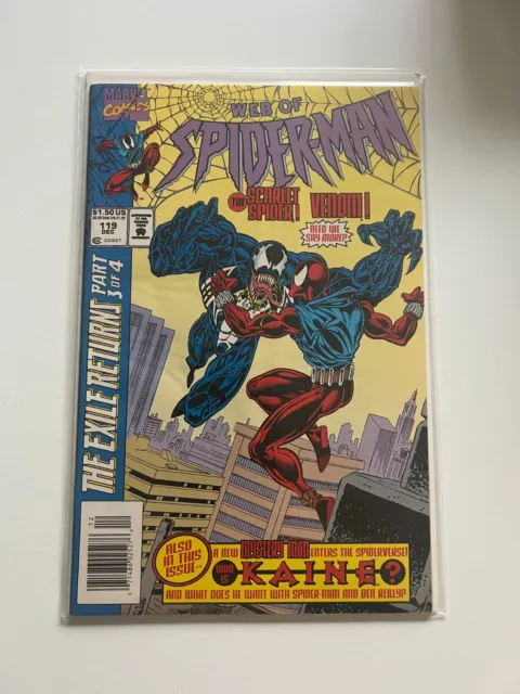 Marvel Comics | Web Of Spider-Man #119 | Vol. 1 1st Appearance of Kaine 1994 NM