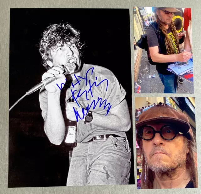 KEITH MORRIS ""CIRCLE JERKS"" In-Person Signed Photo 20x30 Autograph + Photo