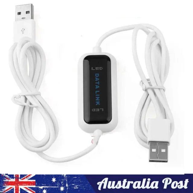USB Pc to Pc Online Share Sync Link Net Direct Data File Transfer Bridge Cable