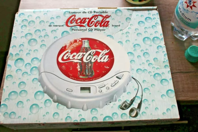 Coca-Cola 601 Personal CD Player Akura Vintage OVP