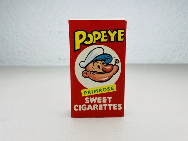 candy cigarettes popeye Bad Advertising (in watercolor) or satisfying your sweet tooth 1960'S POPEYE PRIMROSE SWEET CIGARETTES