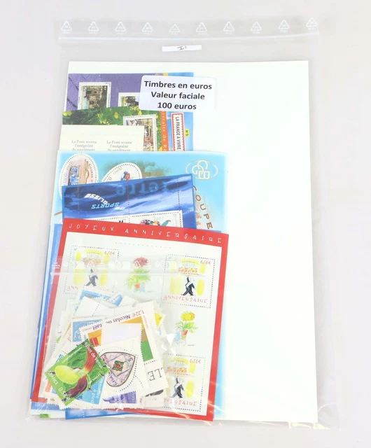 Lot De Blocs De Timbres Français Neufs - Valeur Faciale 105€, Pour Courrier Ou Collection