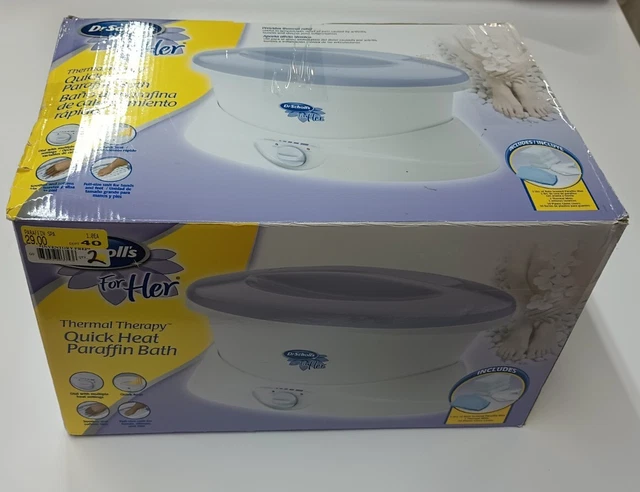 Dr Scholl's Quick Heat Hand & Foot Paraffin Wax Kit Thermal Therapy New Open Box