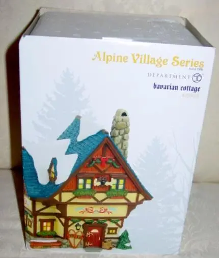 Dept 56 - Alpine Village Series - Bavarian Cottage - #4056618 (NIB) RARE