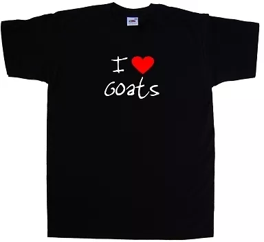 I Love Heart Goats T-Shirt