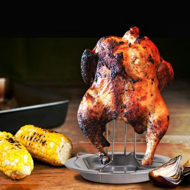 Non-Stick Chicken Roaster Rack BBQ Grill Outdoor Rack  BBQ Accessories Tools