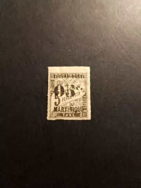 Briefmarke Frankreich Kolonie Martinique Steuer N°19 Neu MH 1891 Wert