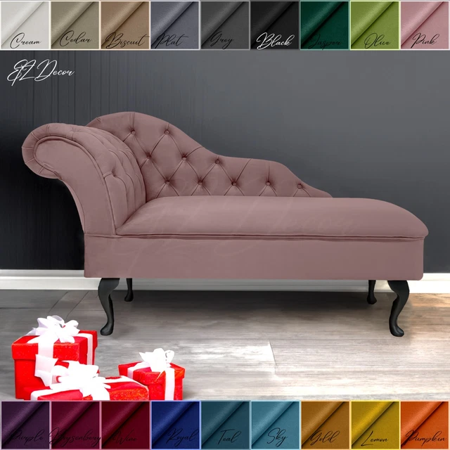 Chaise Lounge Chesterfield Sofa Heather Pink Accent Chair Lucian Tufted Longue
