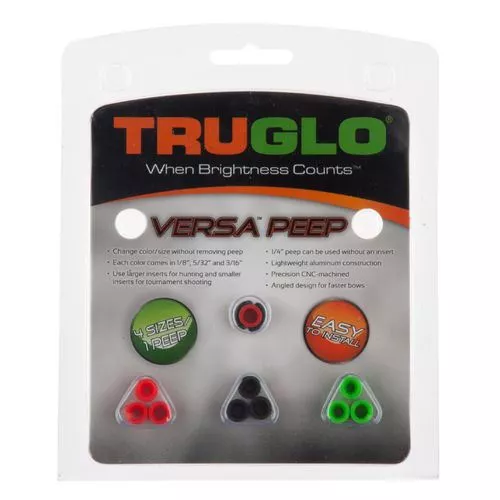 TRUGLO Versa Peep Sight Kit! 4 in 1 peep sight kit!!!!! 2