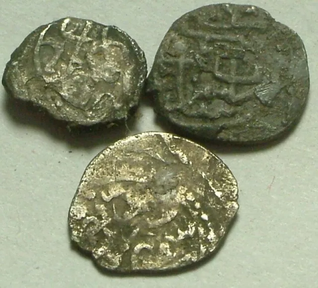 Lot original Islamic silver akce coins brockage Ottoman Empire Sultan u identify