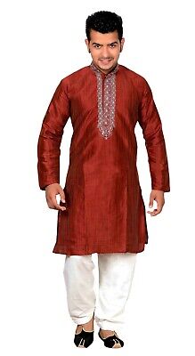 Herren Indianer Sherwani Kurta Salwar Kameez Pyjama Kostüm 824 