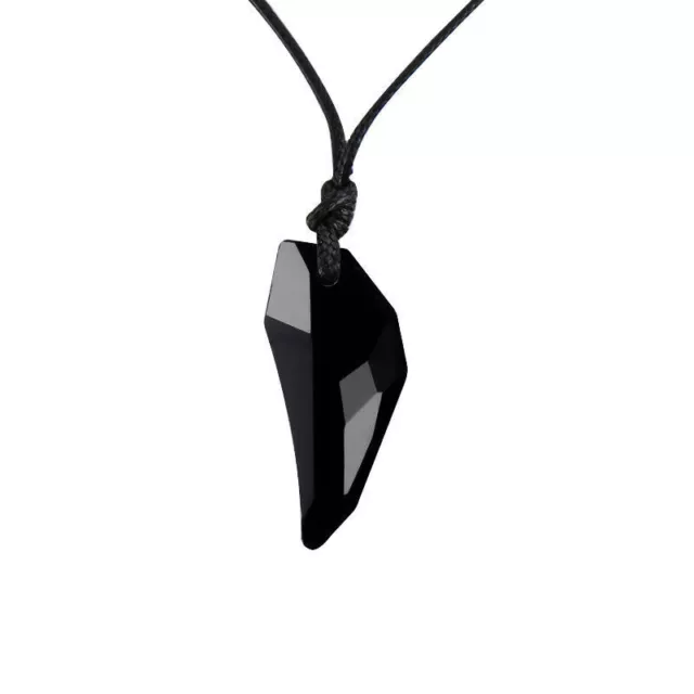 Men's Wolf Tooth Necklace Crystal Natural Stone Pendant Women Jewelry Fashion