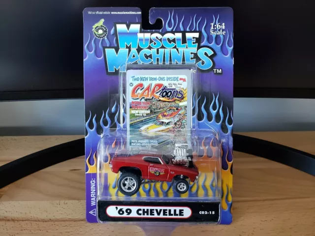 MUSCLE MACHINES 1969 Chevy Chevelle SS Vintage 2003 FunLine