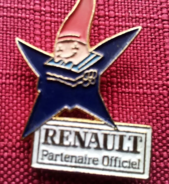 pins lot de 2 pins jeux olympiques Albertville 1992 Renault partenaire Mascotte 2