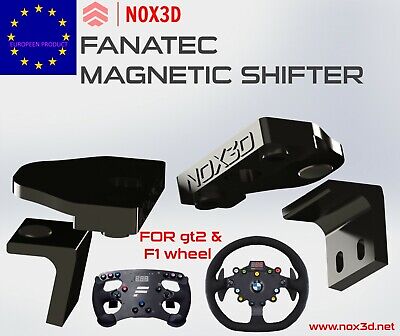 2 FANATEC CUSTOM 3D NOX3D letter LOGO to custom your setup cockpit rig thick mod 