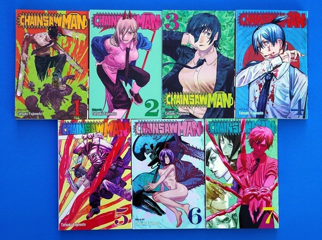 CHAINSAW MAN MANGA anglais Vol 1 2 3 4 5 6 7 Official Viz Media Mint