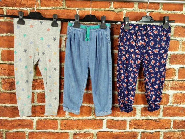 Girl Bundle Age 18-24 Months Next H&M Etc Trousers Jeans Harem Leggings Red 92Cm