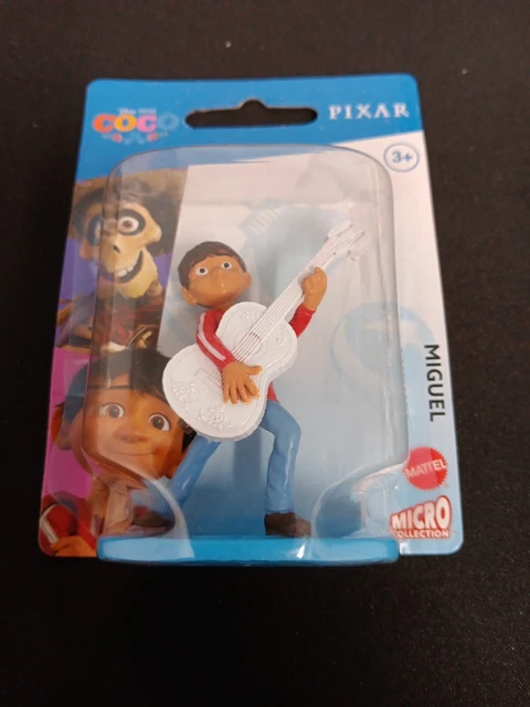 Disney Pixar Coco - 2" Miguel With Guitar Mattel Micro Figure Cake Topper - Nip