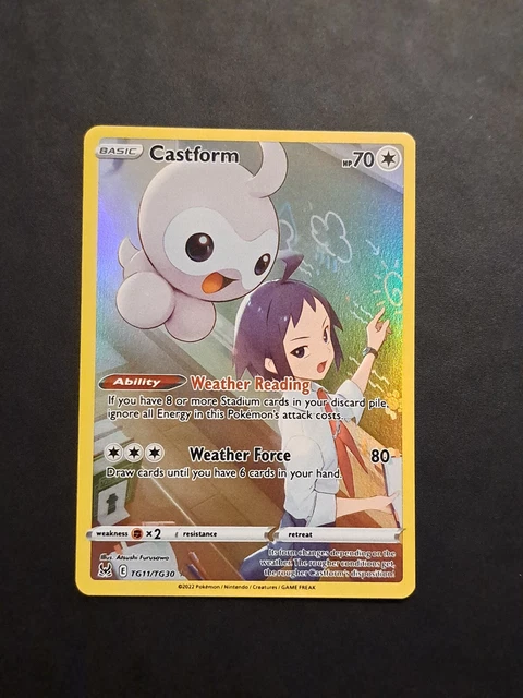 Pokemon Card - Castform - TG11/TG30 - Lost Origin Trainer Gallery Full Art