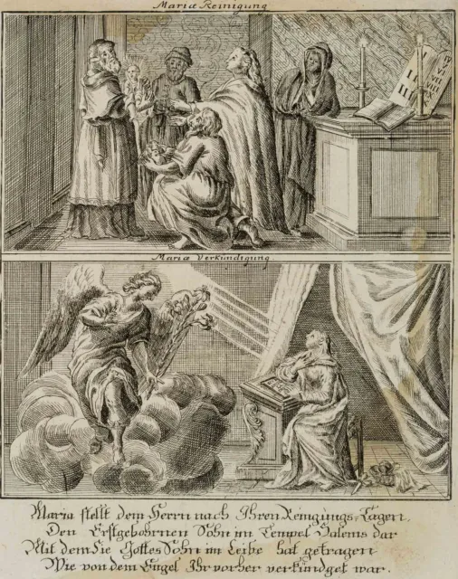 Mariä Reinigung und Verkündigung, um 1750, KSt. Klassizismus Unbekannt (18.Jhd)