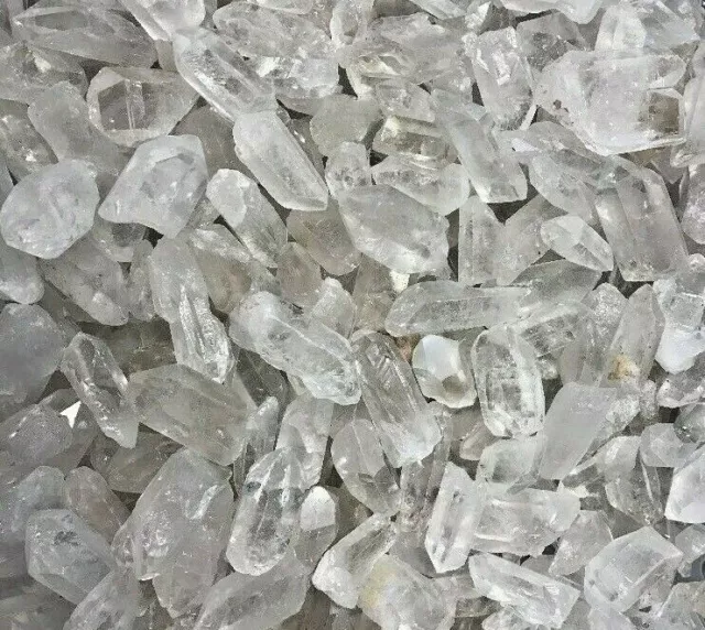 500 Grams Of Clear Quartz Points From Brazil - High Grade Quartz - Bulk Lot