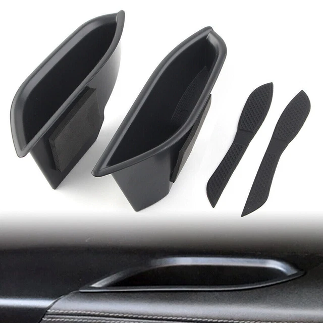 For Cadillac SRX 2011-15 2x Front Door Handle Armrest Storage Box Tray Bin Kit