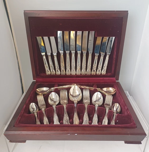 REGALIA VINTAGE SHEFFIELD Stainless Steel BS5577+ 44pc Cutlery Set