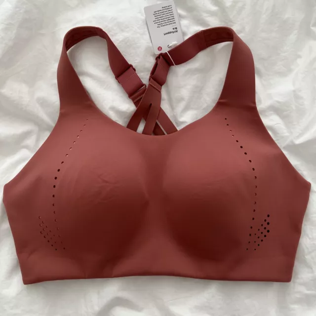 Lululemon Air Support Bra Size 36DDD Cassis/Red Merlot High Support NWT 36F