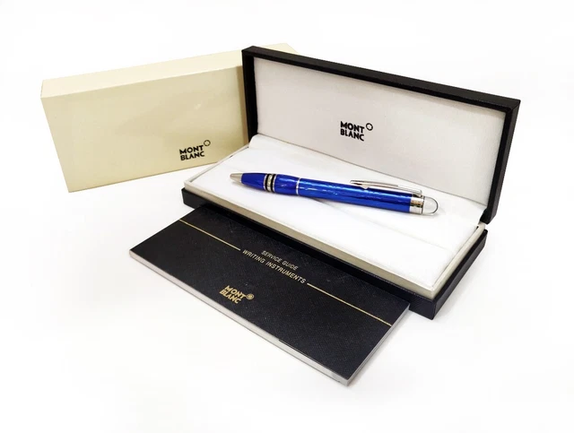 Refurbished Montblanc Starwalker Cool Blue Ballpoint Pen - 105760
