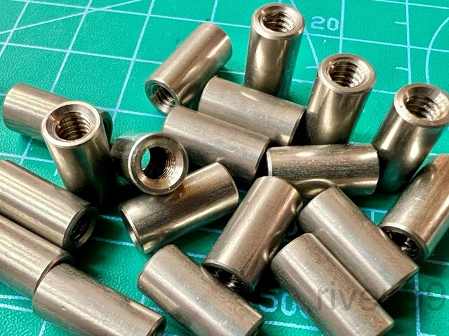 20 Pezzi Distanziali Tondi Filettati In Acciaio Inox RAF, #8-32, 1/2 Pollice, Femmina-femmina, Esagonali - Foto 4
