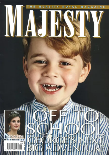 Majesty Magazine, Prince George, William & Kate, Queen Elizabeth II, Sept 2017