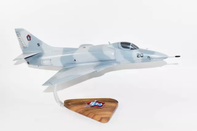 VF-43 Challengers (1994) A-4F, 18" Mahogany Model