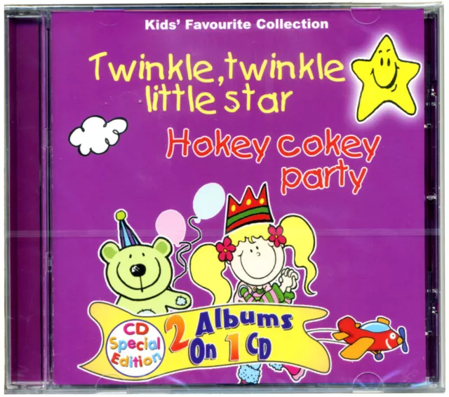 Twinkle Twinkle Little Star & Hokey Cokey Party (2 albums on 1 CD! NEW & SEALED)
