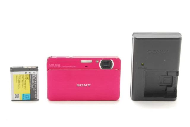 NEAR MINT] SONY Cyber-shot DSC-T700 PINK 4.0x Optical Zoom From