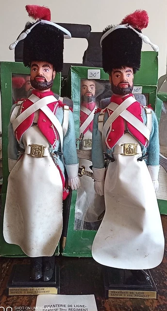 Lot De 9 Soldats Britains LTD - 1er Empire (7) Et Écossais (2) - 1:32 - Plastique Peint