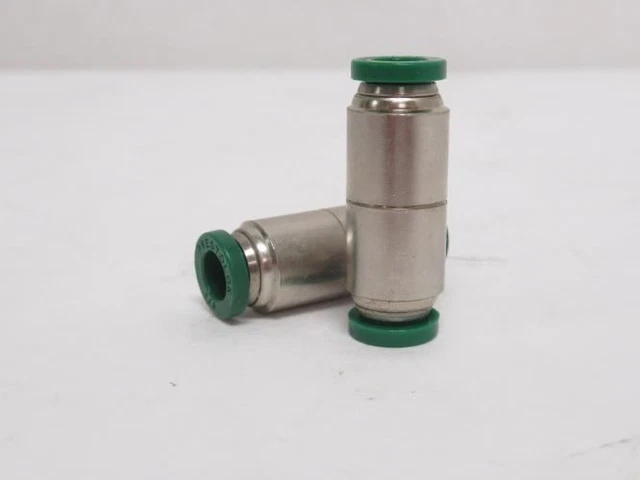 192027 New-No Box; Parker 62PLP-4 Lot-2 Nickel Plated Brass Union; 1/4"PTC