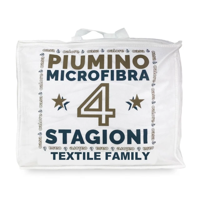 PIUMINO Letto ANALLERGICO Quattro 4 Stagioni Soffice e Morbido Number Four