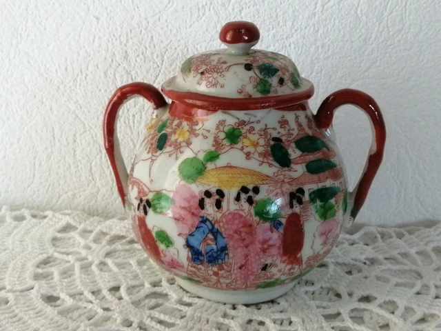 Pot à sel avec couvercle et cuillère Karine Rétro sucrier vintage pot à confiture 10 Pot à sel avec couvercle et cuillère Karine Rétro sucrier vintage pot à confiture 10